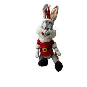 Looney Tunes Bugs Bunny as Santa Christmas Plush ACE Russell Stover Candy